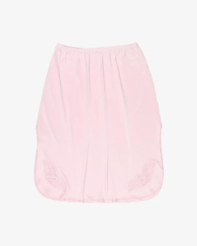 1980's pink lingerie skirt - S / M