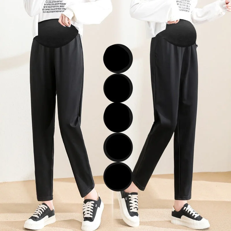 NiDELL: Women’s Vintage Loose Trousers Belly Support For Autumn