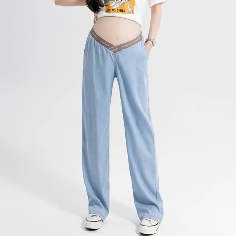 NiDELL: Women’s Vintage Loose Trousers Belly Support For Summer