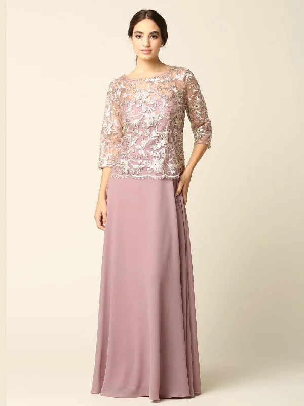 Mother of the Bride Long Formal Dress