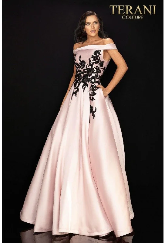 Terani Couture 2011P1229 Long Off Shoulder Prom Dress Sale