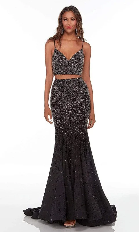 Alyce Paris - 61188 Beaded V-Neck Two Piece Dress