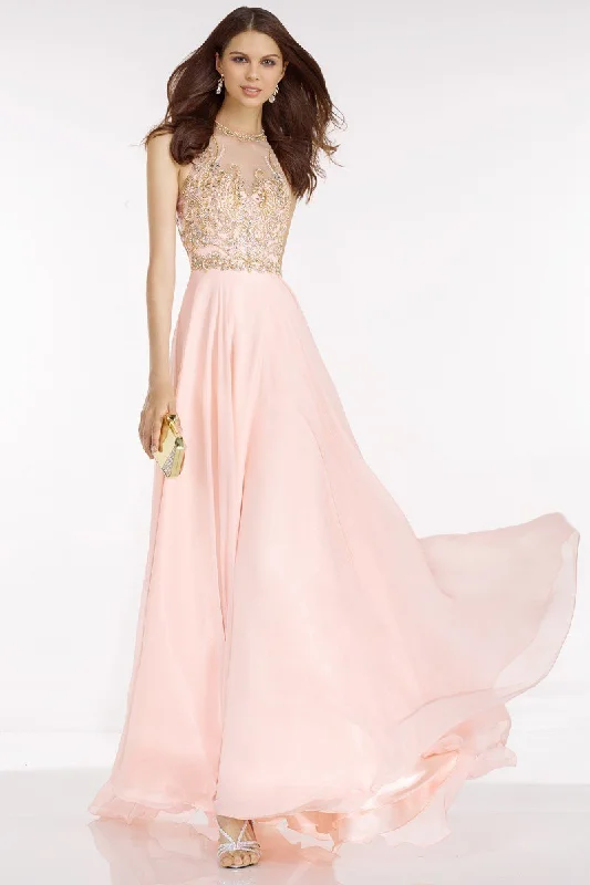 Alyce Paris 6601 Prom Dress in Rosewater Gold