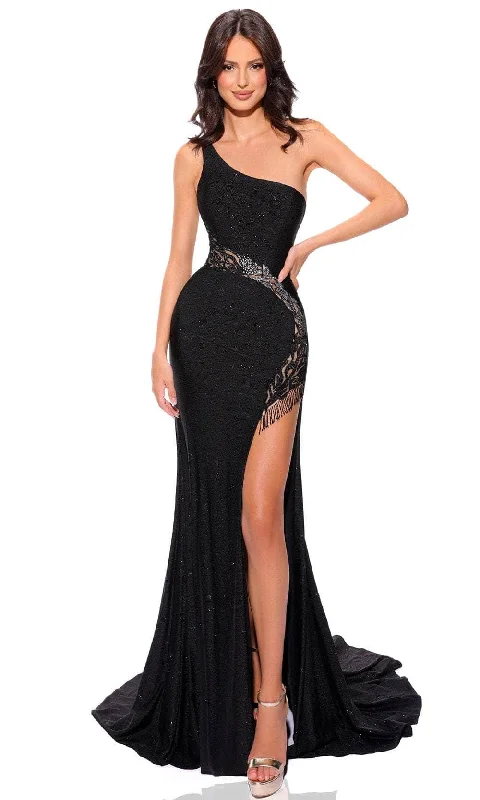 Amarra 88791 - Beaded Illusion Cutout Prom Dress