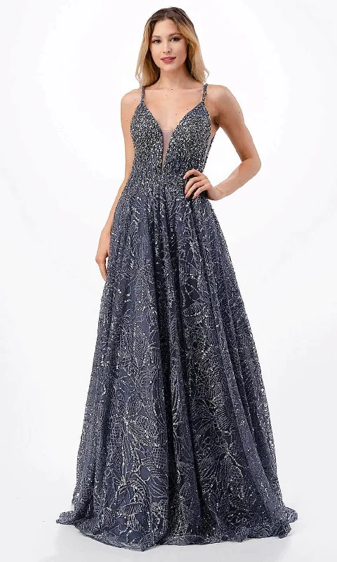 Aspeed Design L2672 - Glitter A-Line Prom Dress