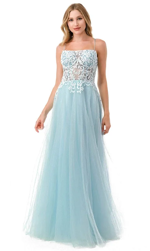 Aspeed Design L2809A - Straight-Across Sleeveless Prom Dress