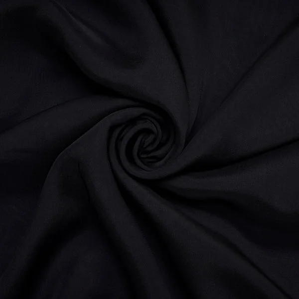 Black Plain Viscose Organza Fabric