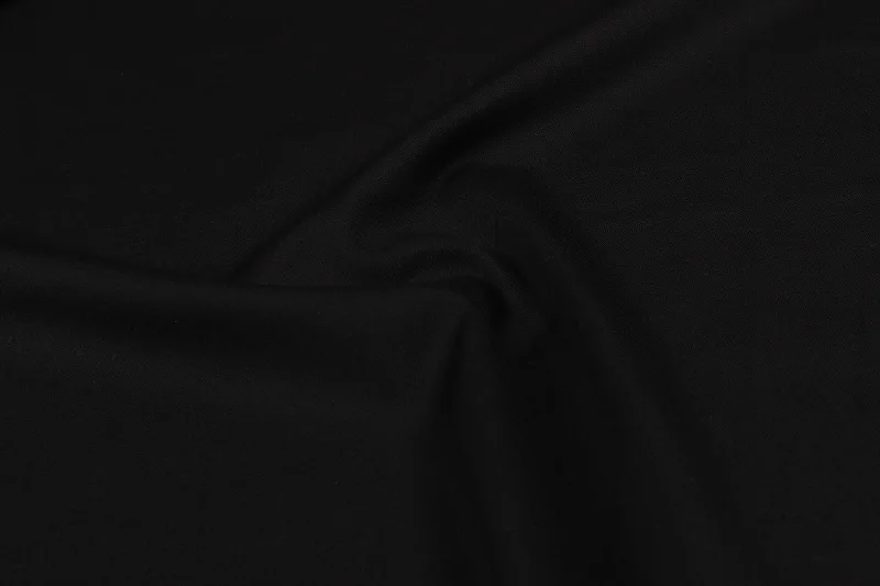 Black Wool Suiting Fabric