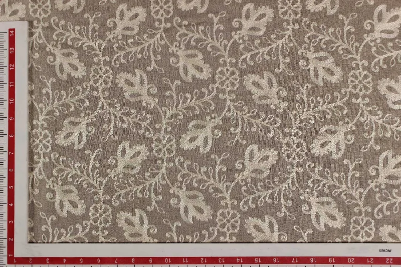 Brown Linen Fabric