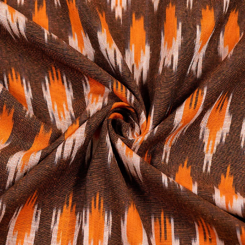 Brown Ikat Fabric