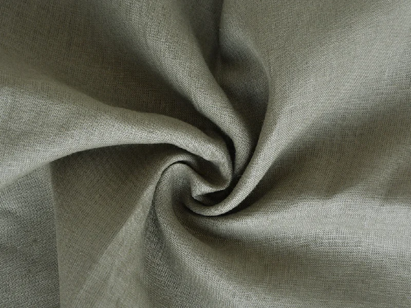 Sage Green Pure Linen Fabric - 60 Lea