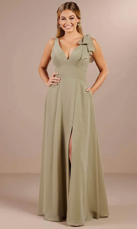 Christina Wu Celebration 22196 - V-Neck A-line Dress