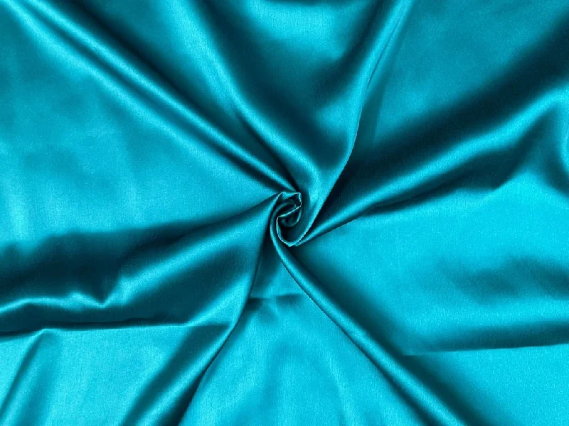 Deep Teal Plain Japan Satin Fabric