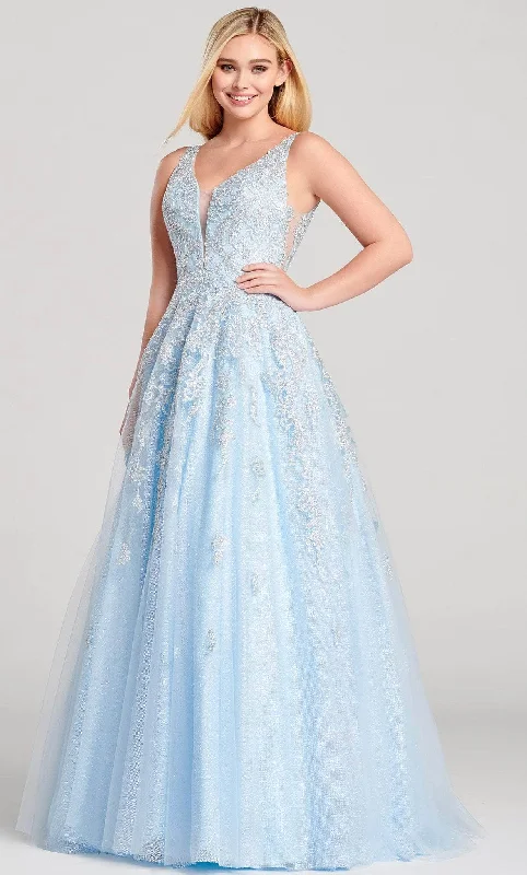 Ellie Wilde EW22045 - Embroidered A-Line Prom Dress