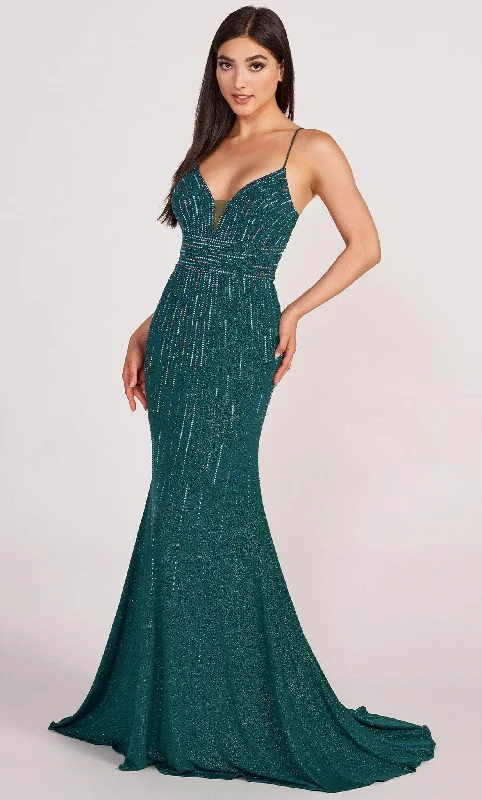 Ellie Wilde EW34094 - Stone Embellished Trumpet Dress