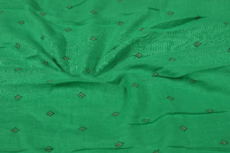 Green Cotton Voile Fabric