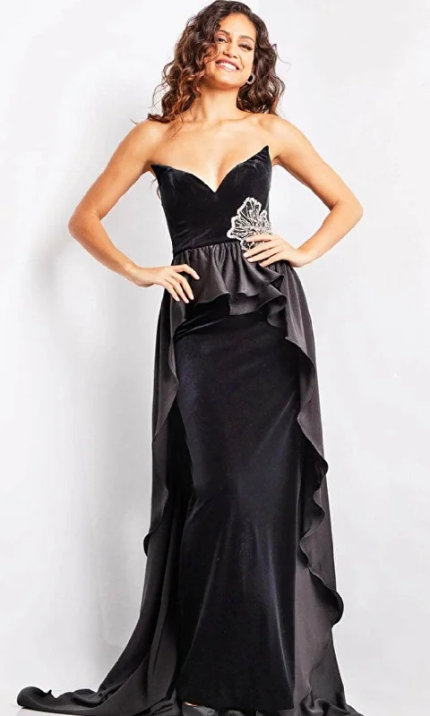 Jovani 24631 - Strapless Column Dress