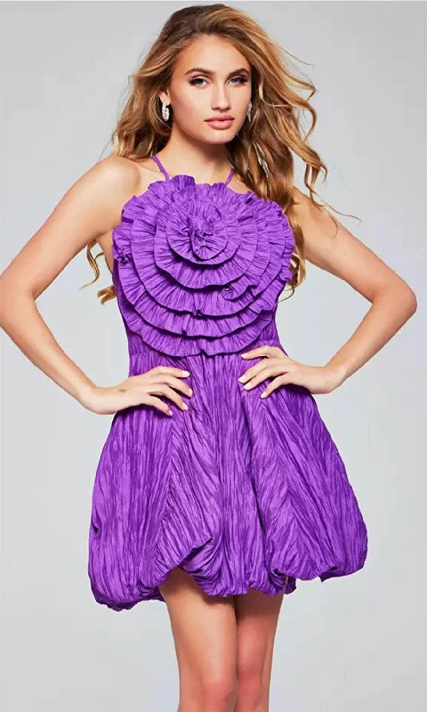 Jovani 39741 - Ruffled Bubble Dress