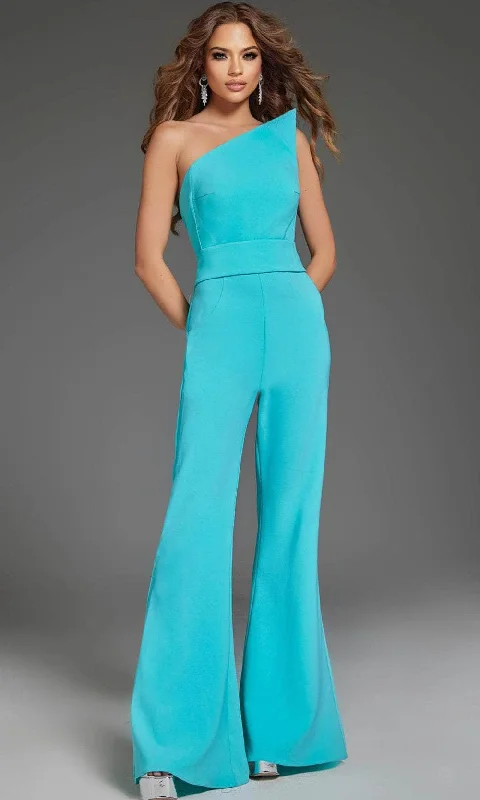 Jovani 43567 - Asymmetrical Jumpsuit