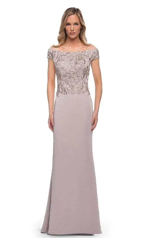 La Femme - Cap Sleeve Fitted Formal Dress 29331SC