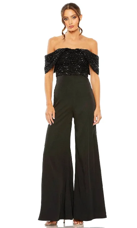 Mac Duggal 11667 - Off-Shoulder Fitted Jumpsuit