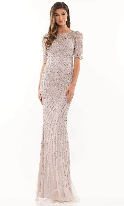 Marsoni by Colors MV1209 - Beaded Mesh Formal Dress