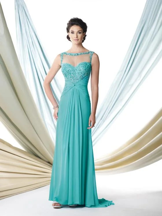 Mon Cheri 114910 Beaded Chiffon Dress