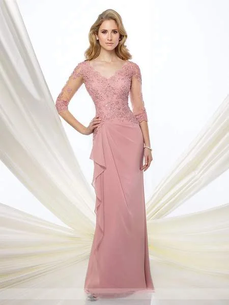 Montage by Mon Cheri - Dress 216965 - 1 pc Dusty Rose In Size 10 Available