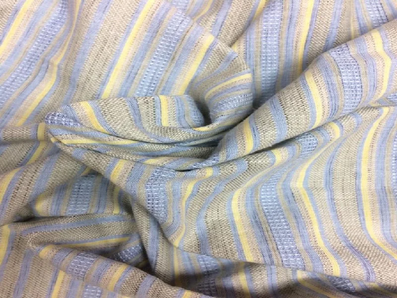 Multicolor Yarn Dyed Cotton Stripes Fabric