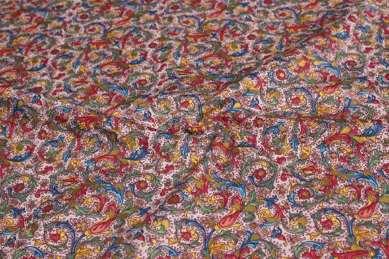 Multicolour Cotton Poplin Fabric