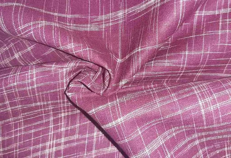 Onion Pink & White Jharna Cotton Fabric