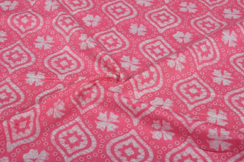 Pink Cotton Cambric Fabric