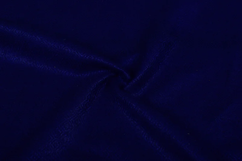 Royal Blue Heavy Matka Silk Fabric