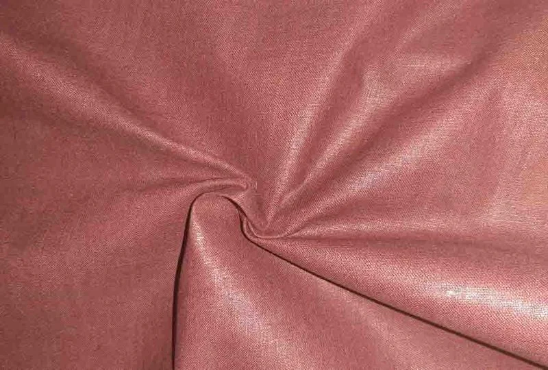 Rust Pink Matka Cotton Handloom Fabric