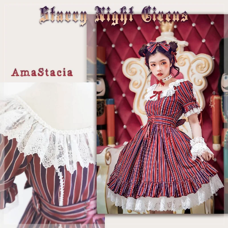 Starry Night Circus Onepiece Dress (3 Sizes)