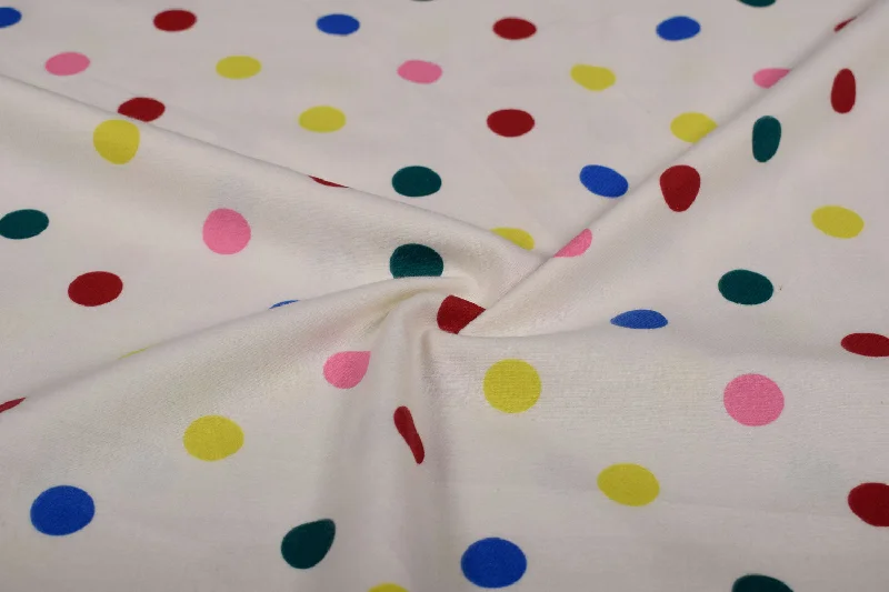 White Cotton Flannel Fabric