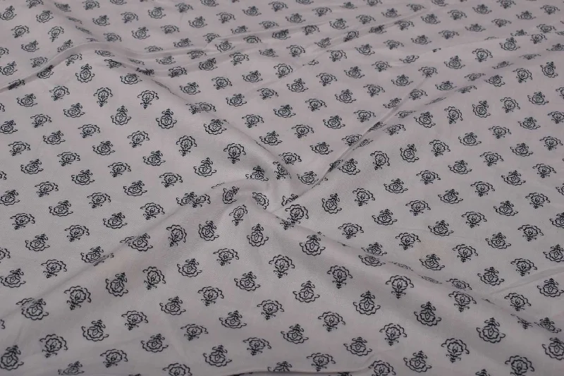 White Cotton Slub Fabric