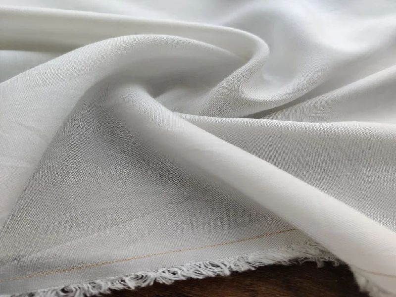 White Dyeable Muslin Silk Fabric