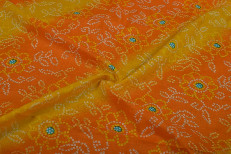 Yellow Cotton Cambric Fabric