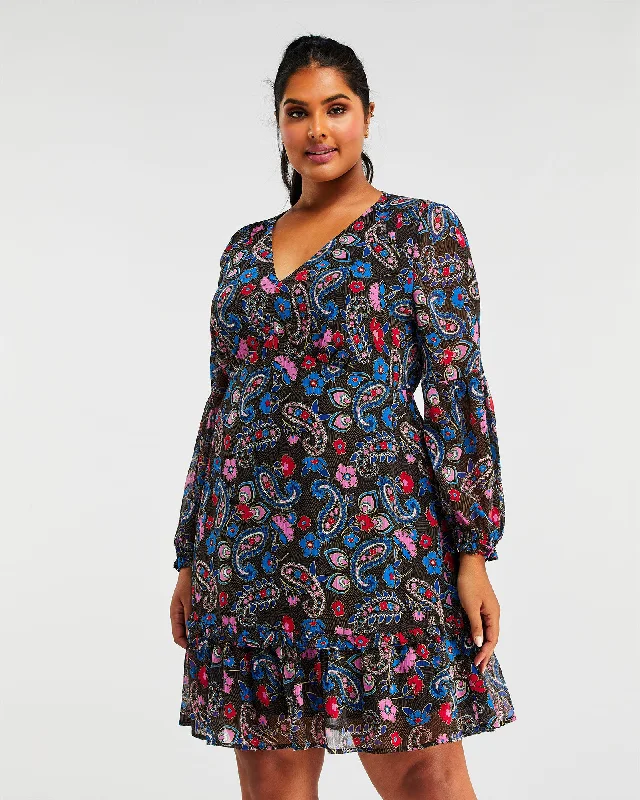 Cannes Paisley Dress | Print