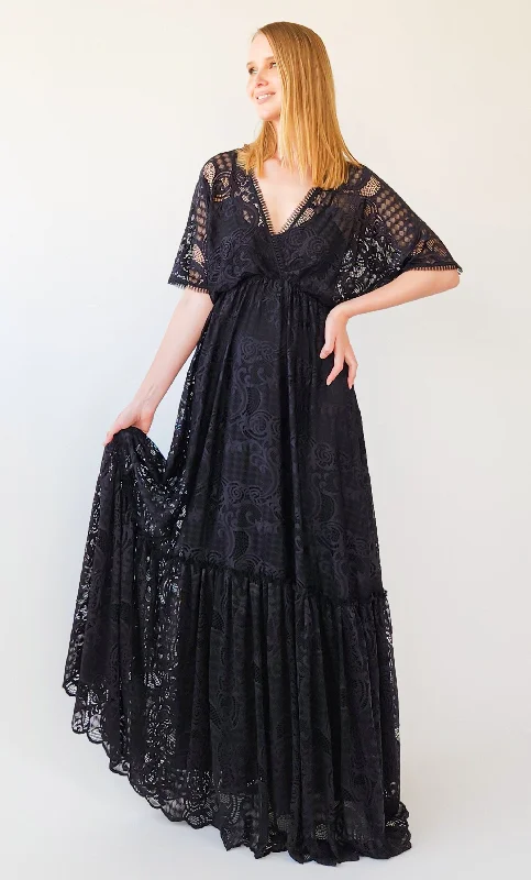 Black Lace Dress #1241