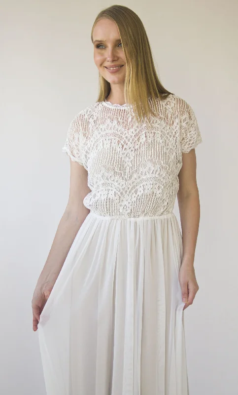 Crocheted Lace dress #1414