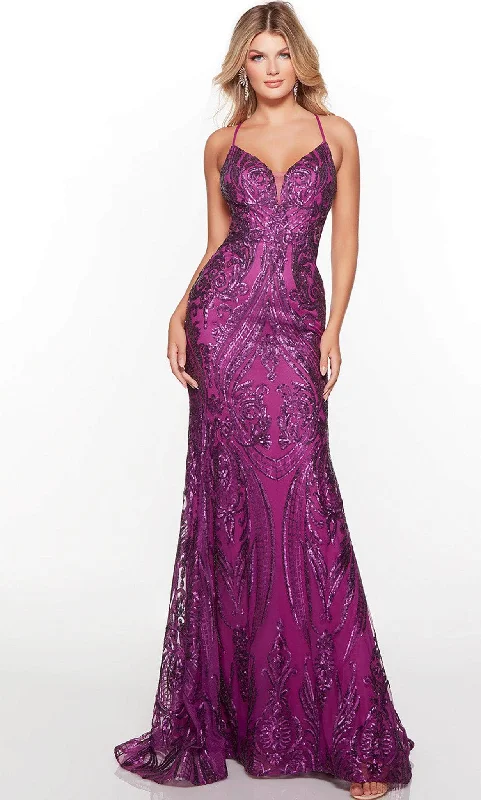 Alyce Paris 61424 - Sequin Mermaid Prom Gown