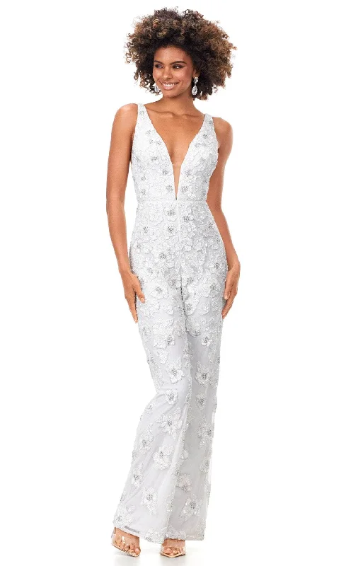 Ashley Lauren 11355 - Sequined Jumpsuit